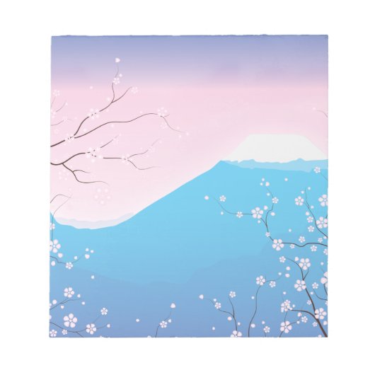 Hübsch Japanisch Cherry Blossom Notizblock (Vorderseite)