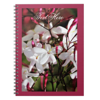 Hübsch Jasmine Maroon Spiral Foto Notebook Notizblock