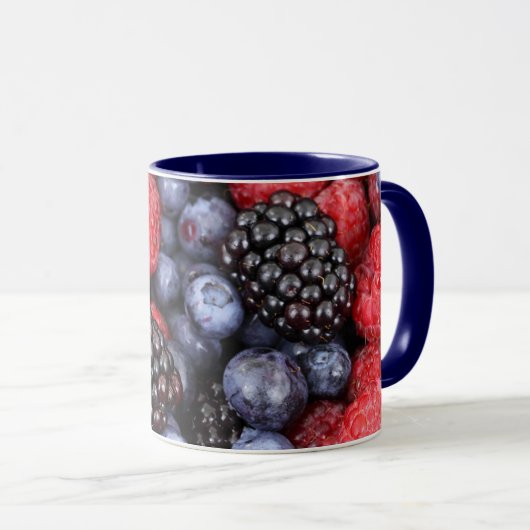 Hübsch Juicing, Berries" Kaffeebecher Tasse (VorderseiteRechts)