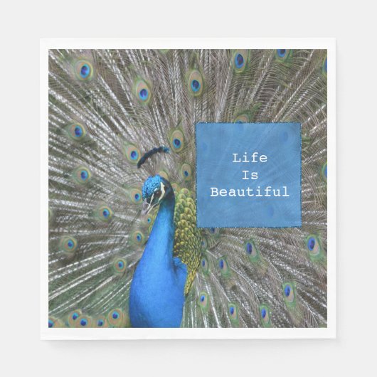 Hübsch Kauai Peacock Serviette (Vorderseite)