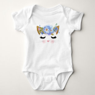 Hübsch Kitten Baby Tutu Bodysuit Strampler