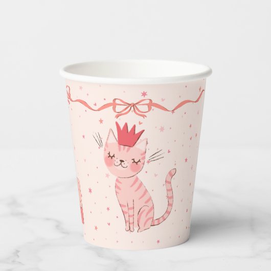 Hübsch Kitty Birthday Pappbecher (Rückseite)