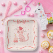 Hübsch Kitty Birthday Pappteller (Party)