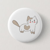 Hübsch Kitty Button (Vorderseite)
