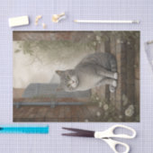 Hübsch Kitty Gray Cat Seidenpapier (Handwerk)