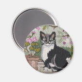 Hübsch Kitty Magnet (Vorderseite/Rückseite)