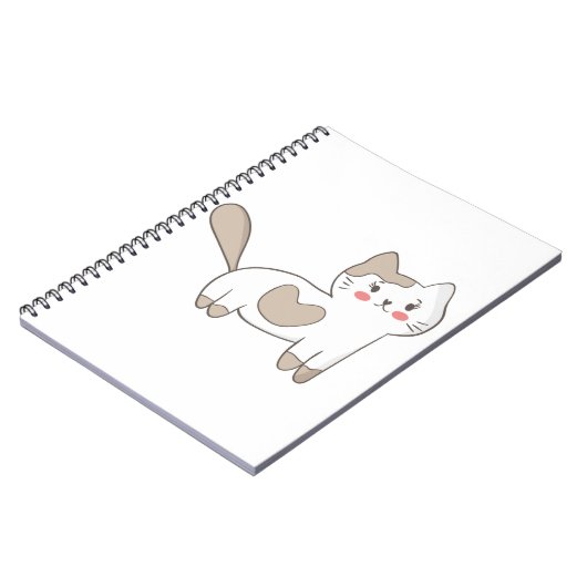 Hübsch Kitty Notizblock (Linke Seite)