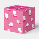 Hübsch Kitty Pink Kittens Pattern Herz Gefallen Bo Geschenkschachtel (Rückseite)