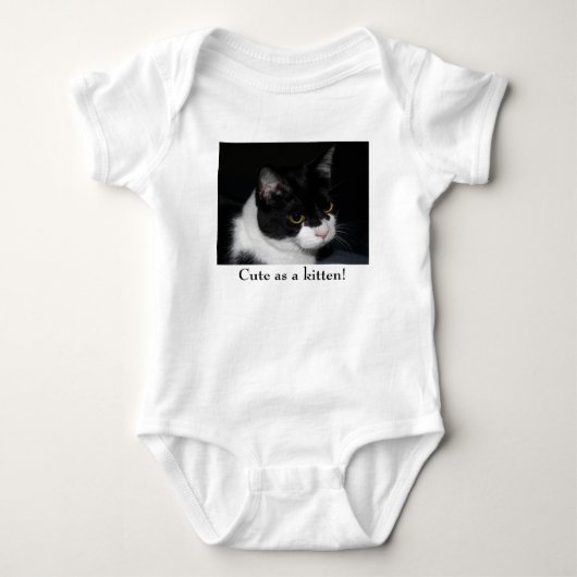 Hübsch Kitty Säugling Strampler (Vorderseite)