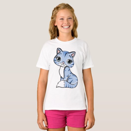 Hübsch Kitty T - Shirt (Vorne ganz)
