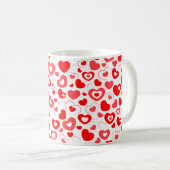 Hübsch Kleine Herzen Kaffeetasse (VorderseiteRechts)