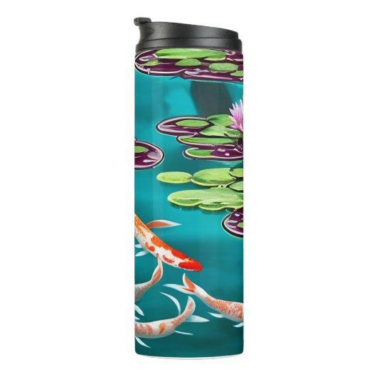 Hübsch Koi Pond Thermosbecher (Nach rechts gedreht)