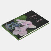 Hübsch Lacecap Hydrangea Wedding Gästebuch (Ecke)