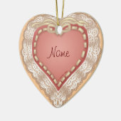 Hübsch Lacy Heart Ornament (Links)