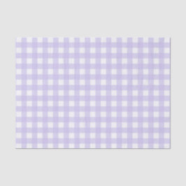 Hübsch Lavender Gingham Prüfmuster Seidenpapier