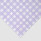 Hübsch Lavender Gingham Prüfmuster Seidenpapier (Ausschnitt)