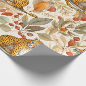 Hübsch Leopard Wildkatze Natur Tierwelt Geschenkpapier (Ecke)