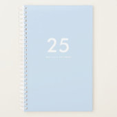 Hübsch Light Blue School Planer (Vorderseite)
