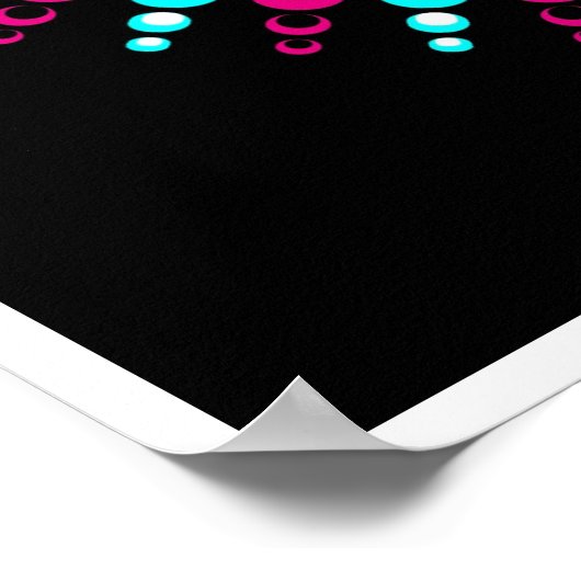 Hübsch Lights NYE Poster Las Vegas 2015 (Ecke)