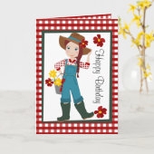 Hübsch Lil' Bauer Karte (Gelbe Blume)
