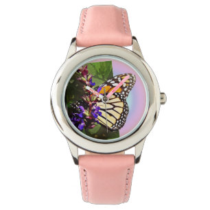 Hübsch Lil' Butterfly - Glitzer Watch Armbanduhr
