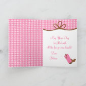 Hübsch Lil' Cowgirl Karte (Innenseite)