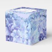 Hübsch Lila Blue Hydrangea Blume Blossom Geschenkschachtel (Vorderseite)