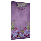 Hübsch Lila Blume Klemmbrett (Rechts)