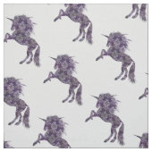 Hübsch Lila Boho Unicorn Stoff (Muster)