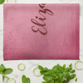 Hübsch Lila Geschirrtuch (Gefaltet)