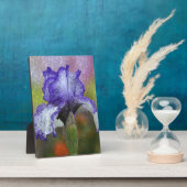 Hübsch Lila Iris Fotoplatte (Seite)