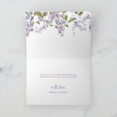 Hübsch Lila Lilac | Fröhlicher Muttertag Feiertagskarte (Innenseite)