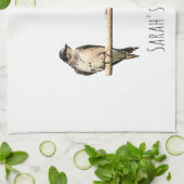 Hübsch Lila Martin Individuelle Name Bird Geschirrtuch (Gefaltet)