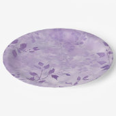Hübsch Lila Pappteller (Schrägansicht)