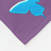 HÜBSCH LILA PERSONALISIERTE GYMNAST BLANKET FLEECEDECKE (Ecke)