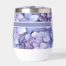 Hübsch Lilac Blue Hydrangea Monogramm