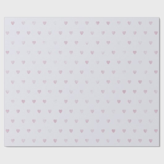 Hübsch Lilac Hearts Geschenkpapier (Flach)