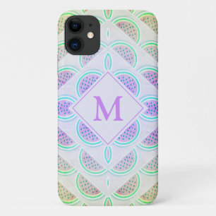 Hübsch Lilac Monnogram Watermelon Case-Mate iPhone Hülle