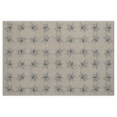 Hübsch Lily Ink Art Pattern Linen Stoff (Fat Quarter (45,7 x 55,9 cm))