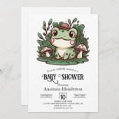 Hübsch Little Frog Baby Dusche Einladung (Vorne/Hinten)