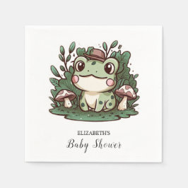 Hübsch Little Frog Baby Dusche Serviette