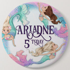 Hübsch Little Mermaids Button Badg