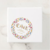 Hübsch Little Wildblume Girl 1. Geburtstag Party Geschenkanhänger (Beispiel)