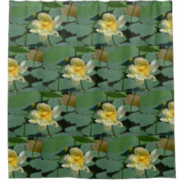 Hübsch Lotus Blossom Duschvorhang