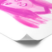 Hübsch Lucky Girl Pink Poster (Ecke)