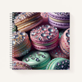Hübsch Macaron Bling Notizblock