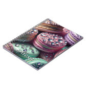 Hübsch Macaron Bling Personalisiert Notizblock (Linke Seite)