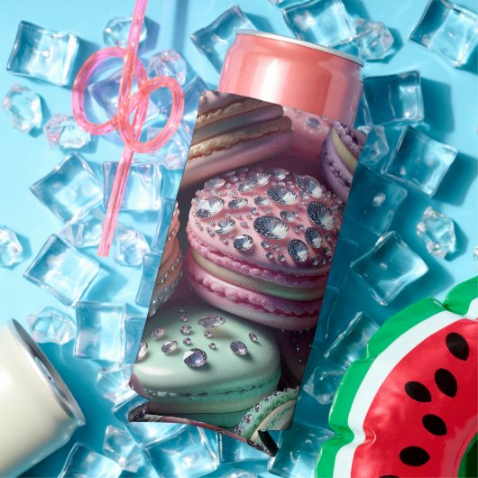 Hübsch Macaron Bling Selters Dosenkühler (In Situ Sommer)