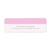 Hübsch Magenta-Rücksendeadresse (Vorne)