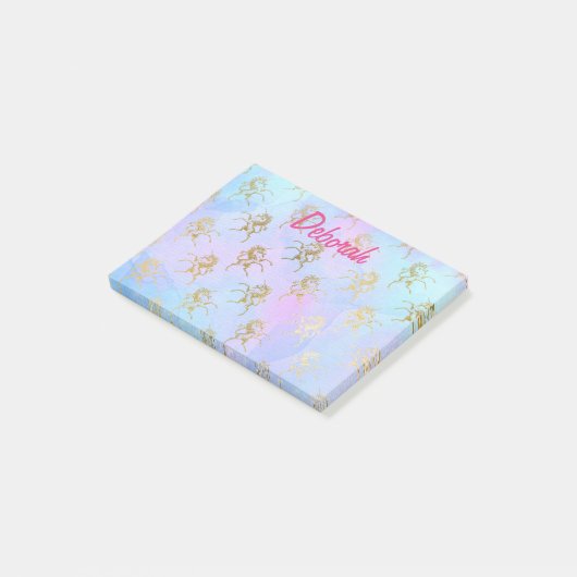 Hübsch Magische Uniköre Post-it Klebezettel (angewinkelt)